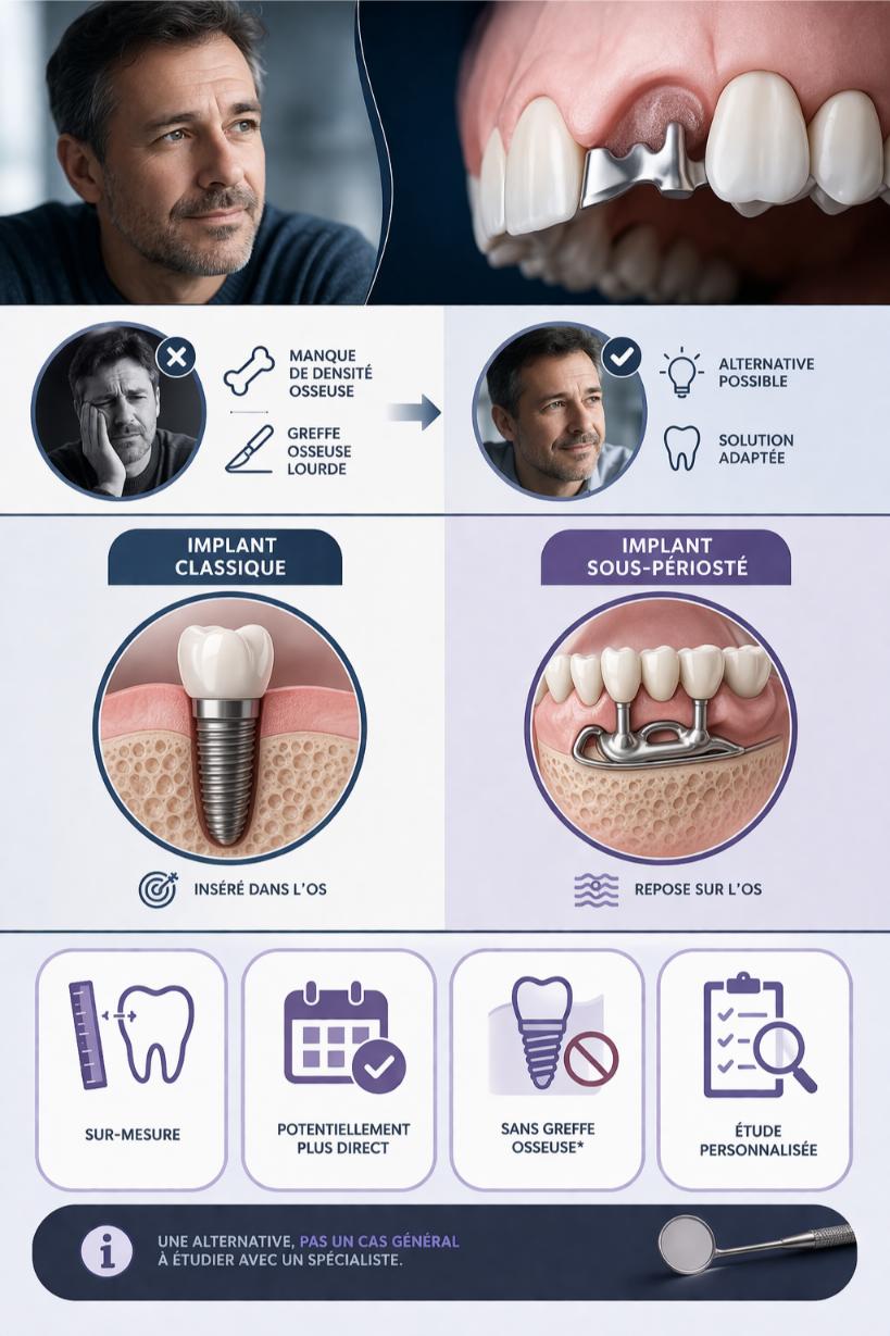 implant sous perioste